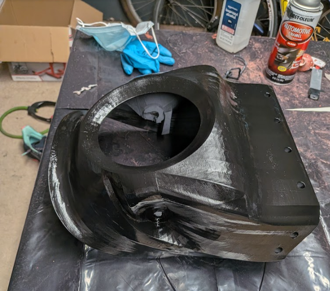 Paint second layer